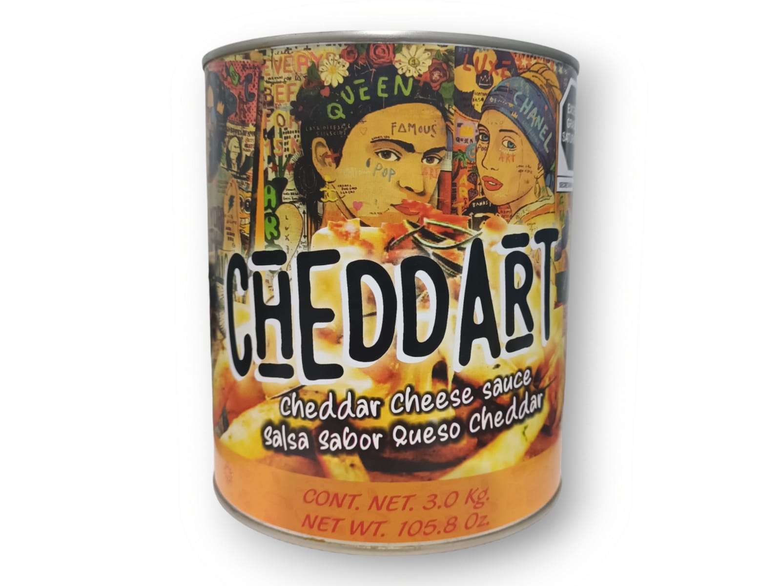 Cheddart Original lata 3Kg caja con 6 piezas Cheese Sauce